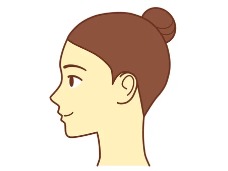 女性の横顔