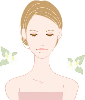 女性の顔