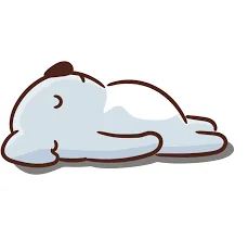 寝るコアラ