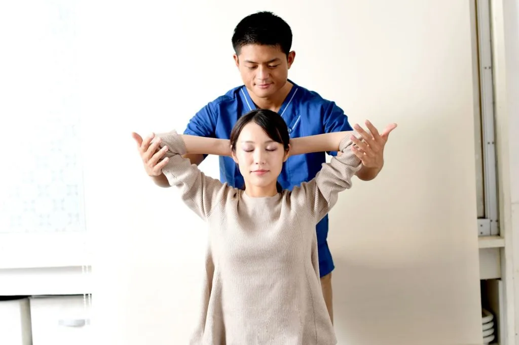 施術の様子