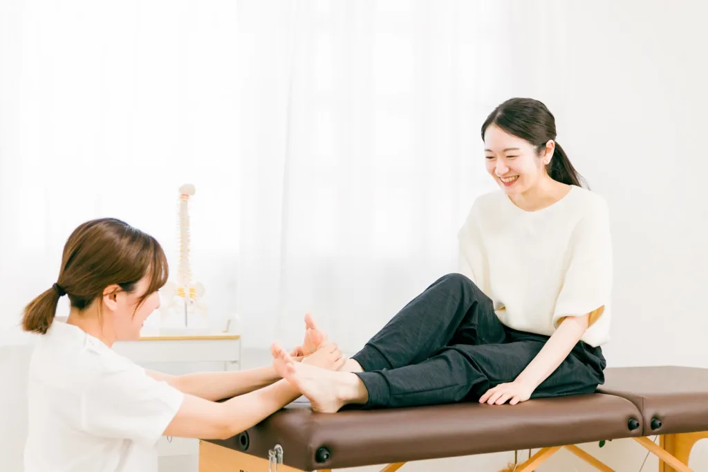 足裏の施術