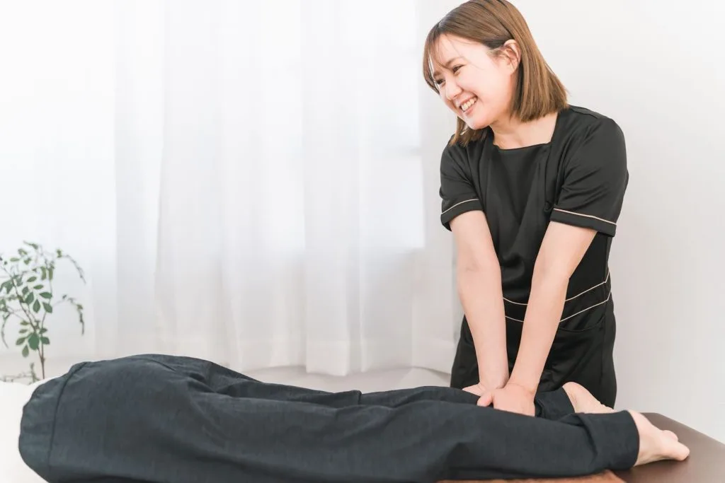 実際に整体を利用している様子
